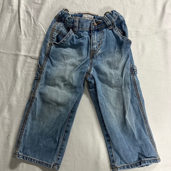 1989 Place - Classic Blue Kids Straight cut carpenter style Denim Pants - Picture 1 of 6